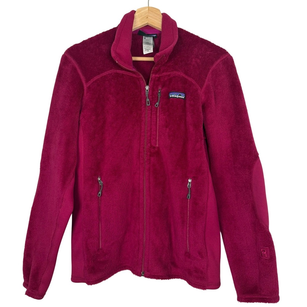 Patagonia Womens R2 Regulator Fleece Jacket Magenta Pink Full Zip Medium